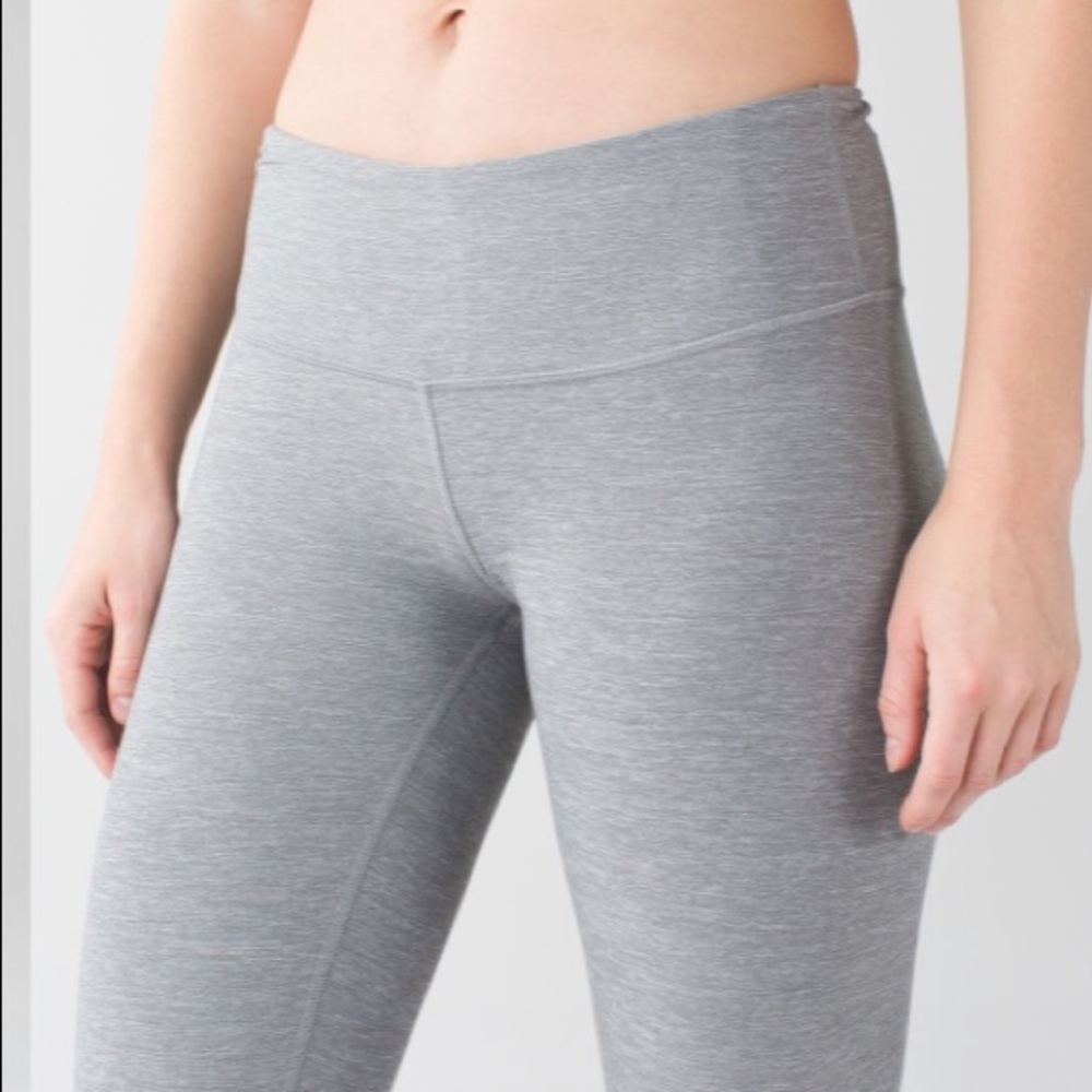 Lululemon Wunder Under Pant III Heathered gray